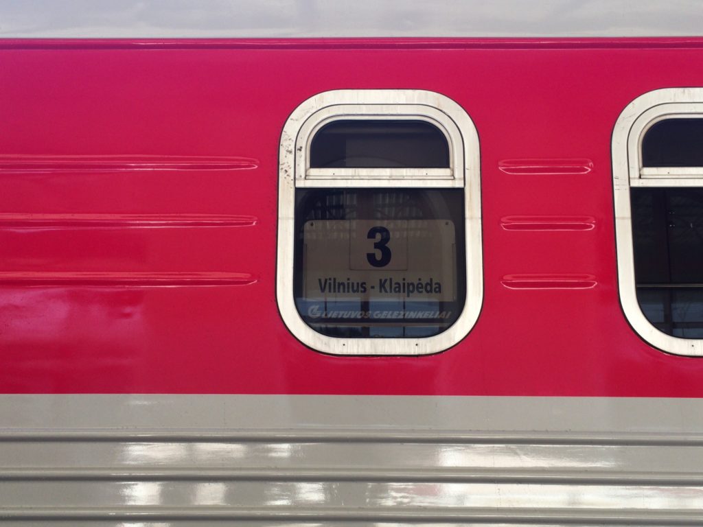 ヴィリニュス駅からシャウレイ駅へ