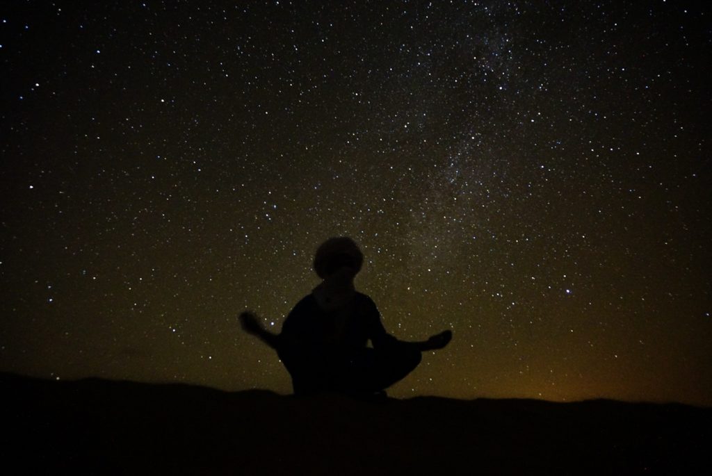 サハラ砂漠 星空